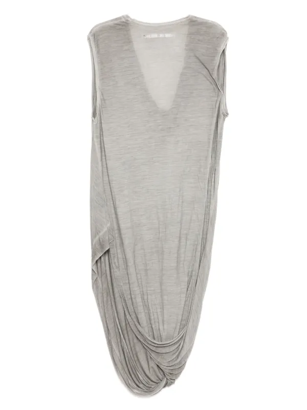 Julius Draped Tank Top | Grey | FARFETCH