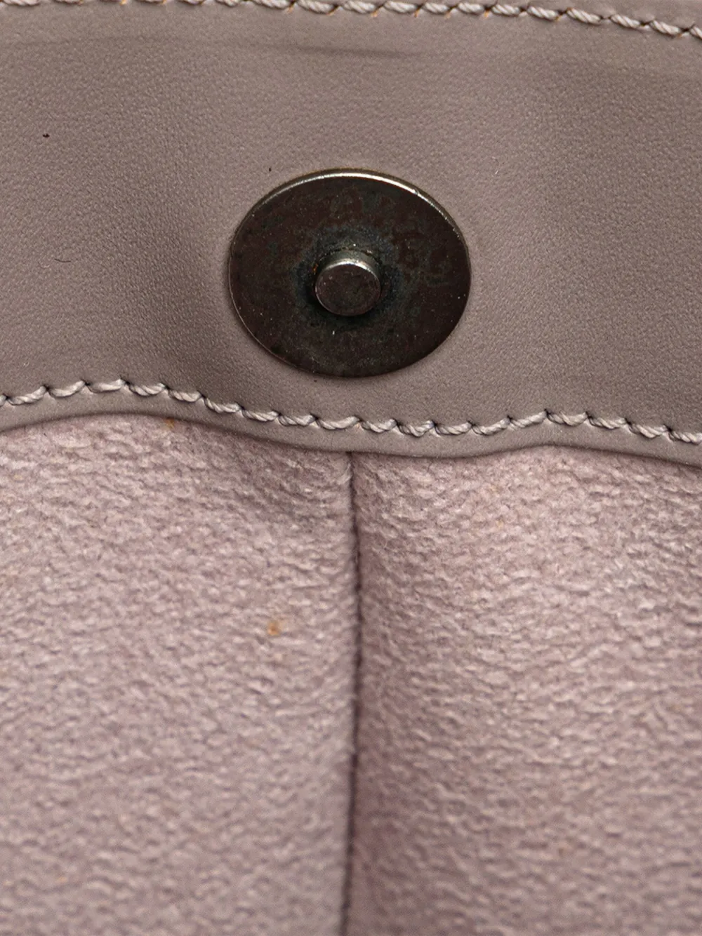 Pre-owned Louis Vuitton 2001 Epi Demi Lune Pochette Shoulder Bag In Purple