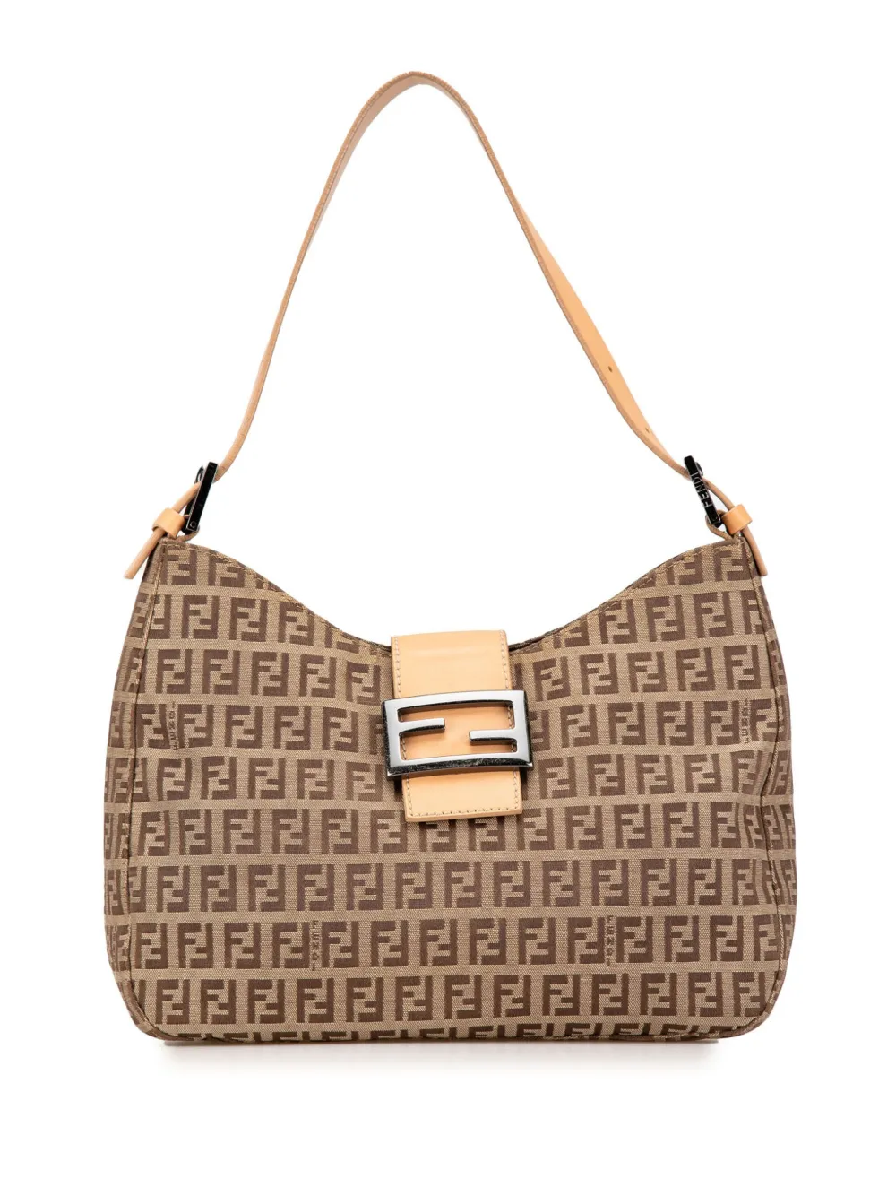 Fendi Pre-Owned 2000-2010 Zucchino Canvas shoulder bag | Brown | Image 1