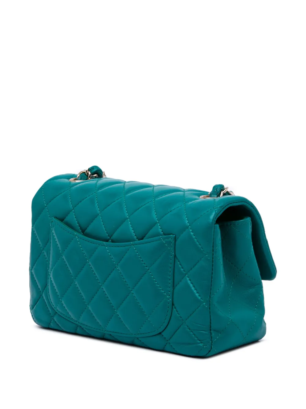 CHANEL Pre-Owned 2017-2018 Mini Rectangular Classic Lambskin Single Flap crossbody bag | Pre-Owned | Image 2