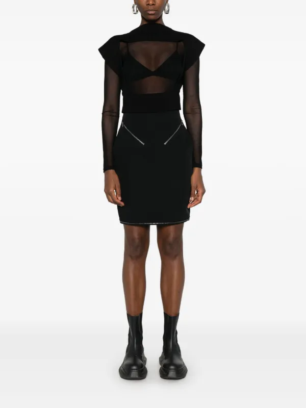 Rick Owens Headon Skirt | Black | FARFETCH