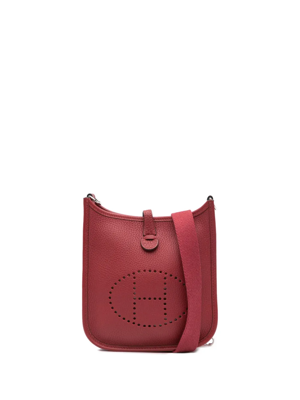 Hermès Pre-Owned 2021 クレマンス エヴリン I TPM ショルダーバッグ - レッド Hermès Pre-Owned 2021 クレマンス エヴリン I TPM ショルダーバッグ - レッド