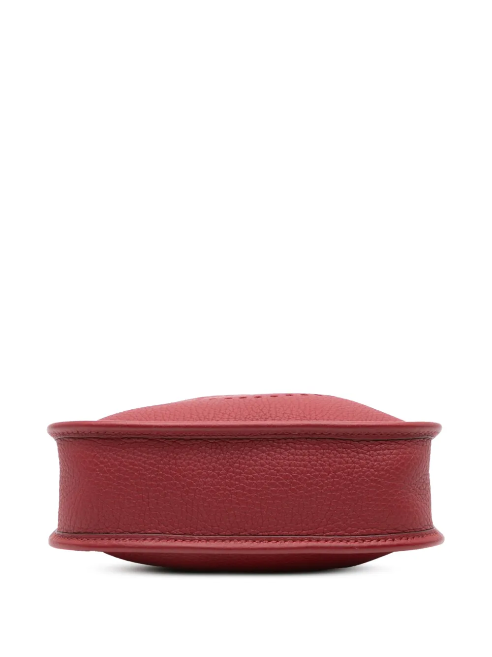 Pre-owned Hermes 2021 Clemence Evelyne I Tpm Crossbody Bag In Red