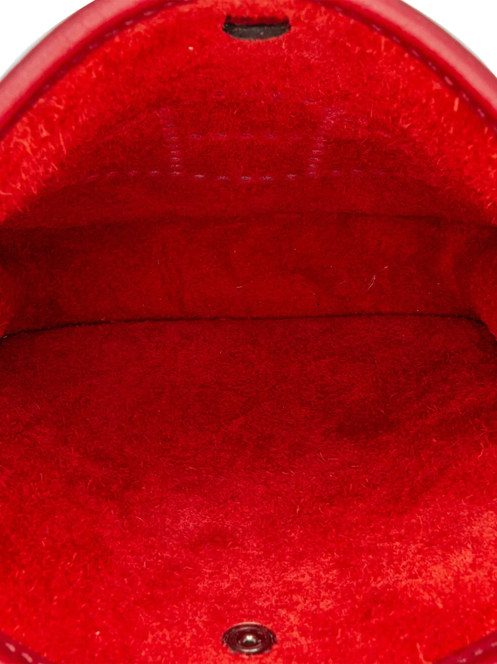 Pre-owned Hermes 2021 Clemence Evelyne I Tpm Crossbody Bag In Red