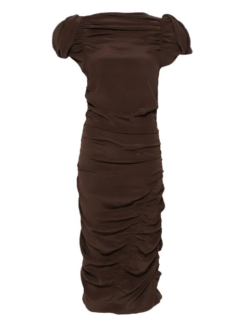Magda Butrym vestido midi con mangas farol