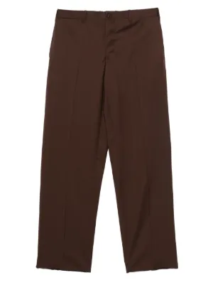 Comme Des Garçons Homme Plus Wool drop-crotch Trousers | Green