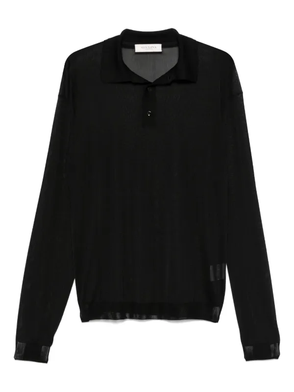 Giuliva Heritage Rinaldo Polo Shirt in Black