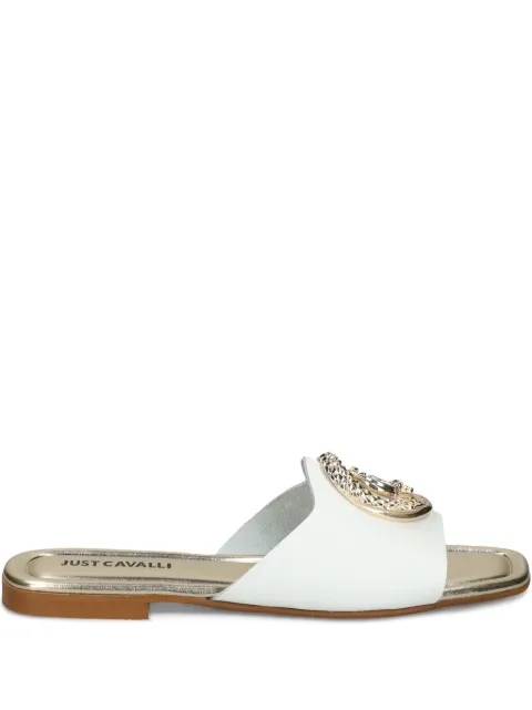 Just Cavalli embellished slide sandals