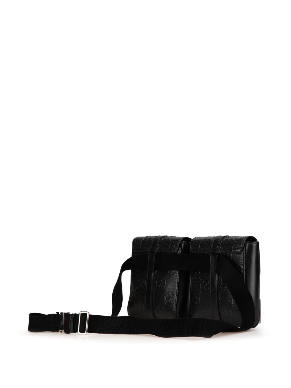 Gucci Pre-Owned 2016-2024 GG Embossed Perforated Double belt bag | Pre-Owned | Image 2