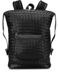 Bottega Veneta Pre-Owned 2012-2024 Nappa Intrecciato Front Pocket backpack - Black