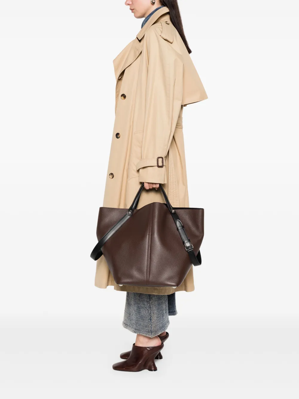 Maison Margiela Grote shopper - Bruin