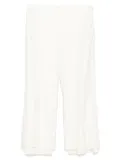 Jil Sander flower-jacquard trousers - Neutrals