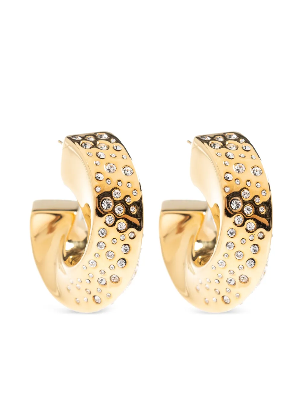 Golden Goose crystal-embellished earrings - Oro