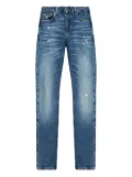 Emporio Armani distressed-effect jeans - Blue