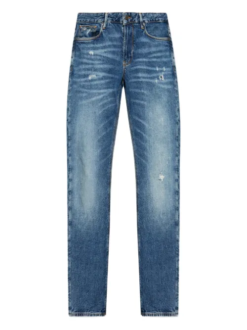 Jean à effet usé - Emporio Armani - Modalova