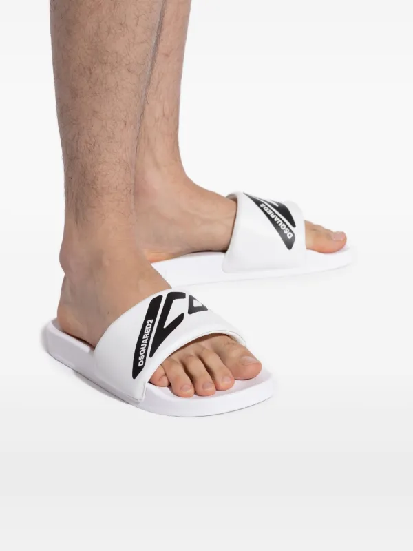 サンダル Dsquared Slide With Logo Dsquared2 Logo Slides