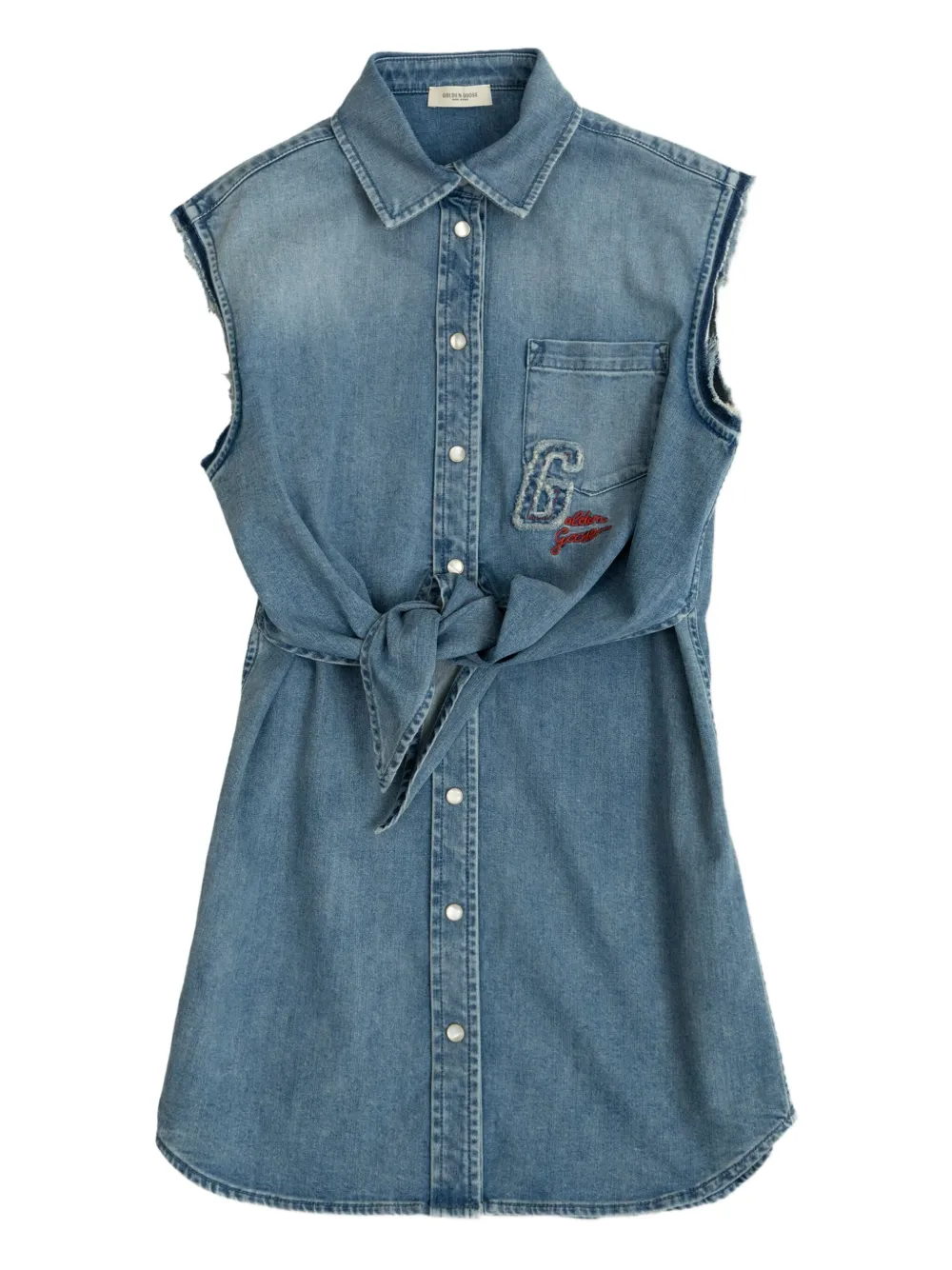 Golden Goose Kids デニム ワンピース - ブルー Golden Goose Kids デニム ワンピース - ブルー