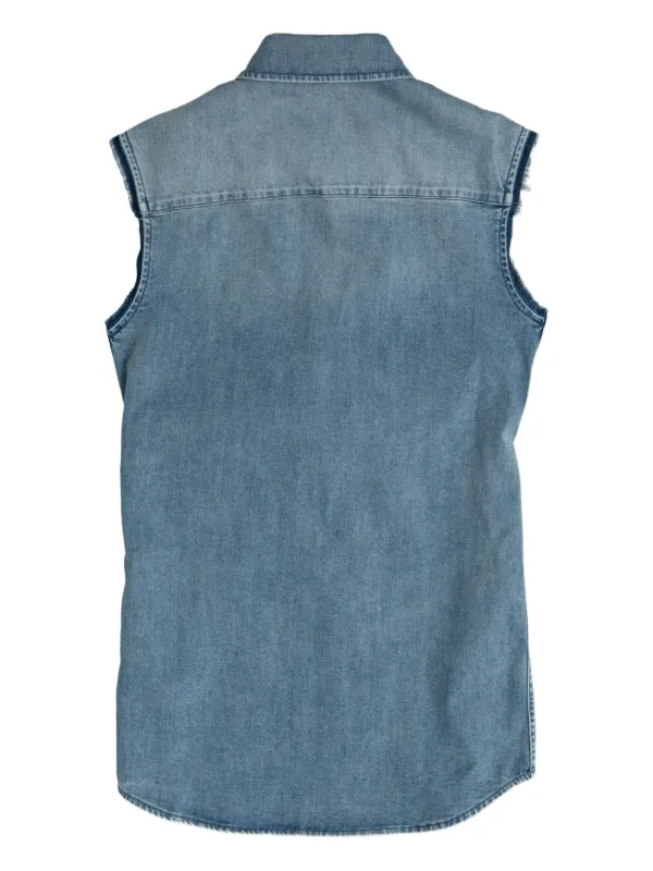 Golden Goose Kids Denim Dress | Blue | FARFETCH