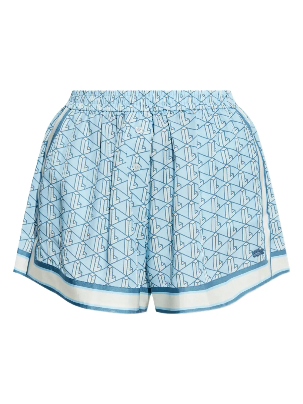 Lacoste monogram-pattern shorts | Blue | Image 1