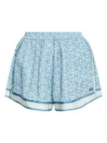 Lacoste monogram-pattern shorts - Blue