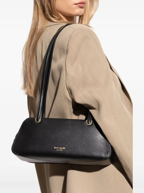 Kate Spade レザーショルダーバッグ | ブラック | FARFETCH JP