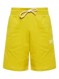 Ea7 Emporio Armani logo-print track shorts - Yellow