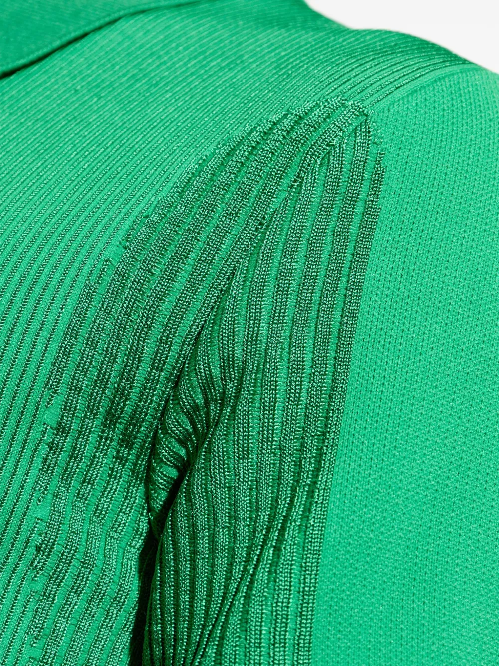Lacoste Geribbeld poloshirt Groen