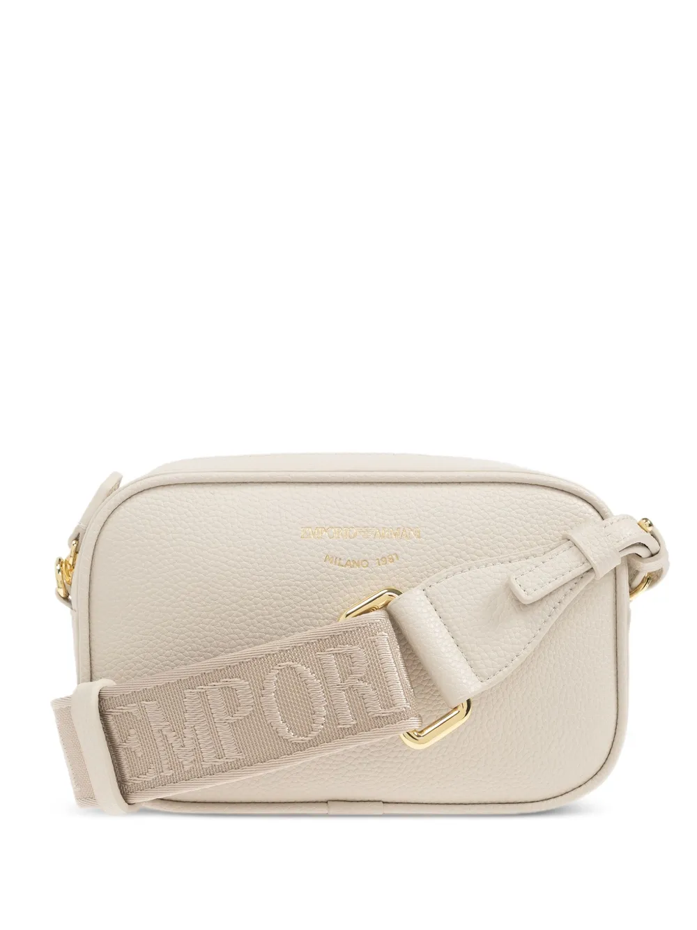 Emporio Armani ロゴ ショルダーバッグ - ニュートラル Emporio Armani ロゴ ショルダーバッグ - ニュートラル