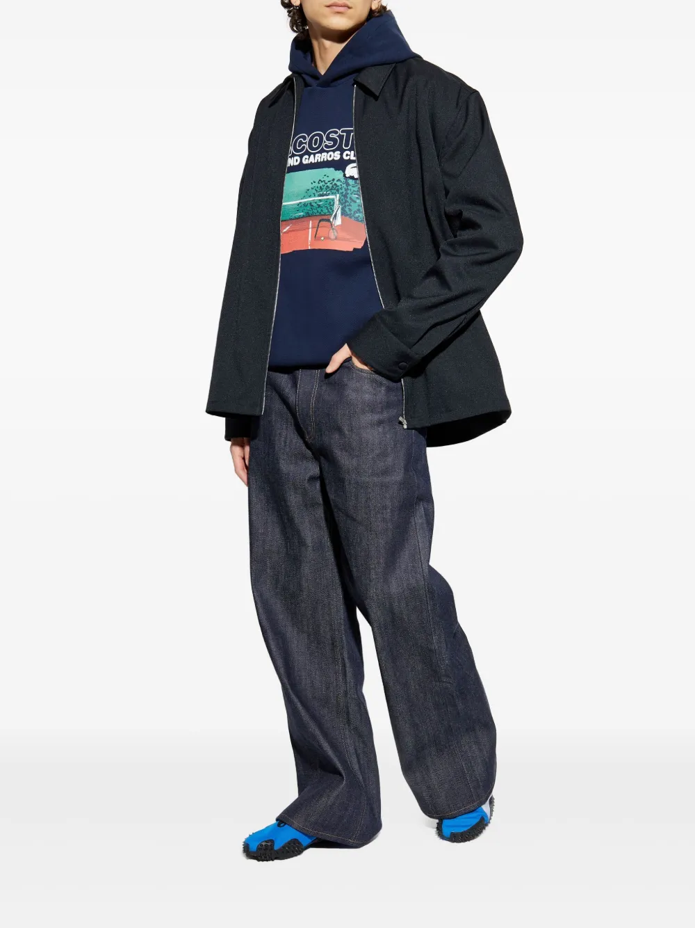 Lacoste x Roland Garros graphic-print hoodie | Hoodies | Image 2