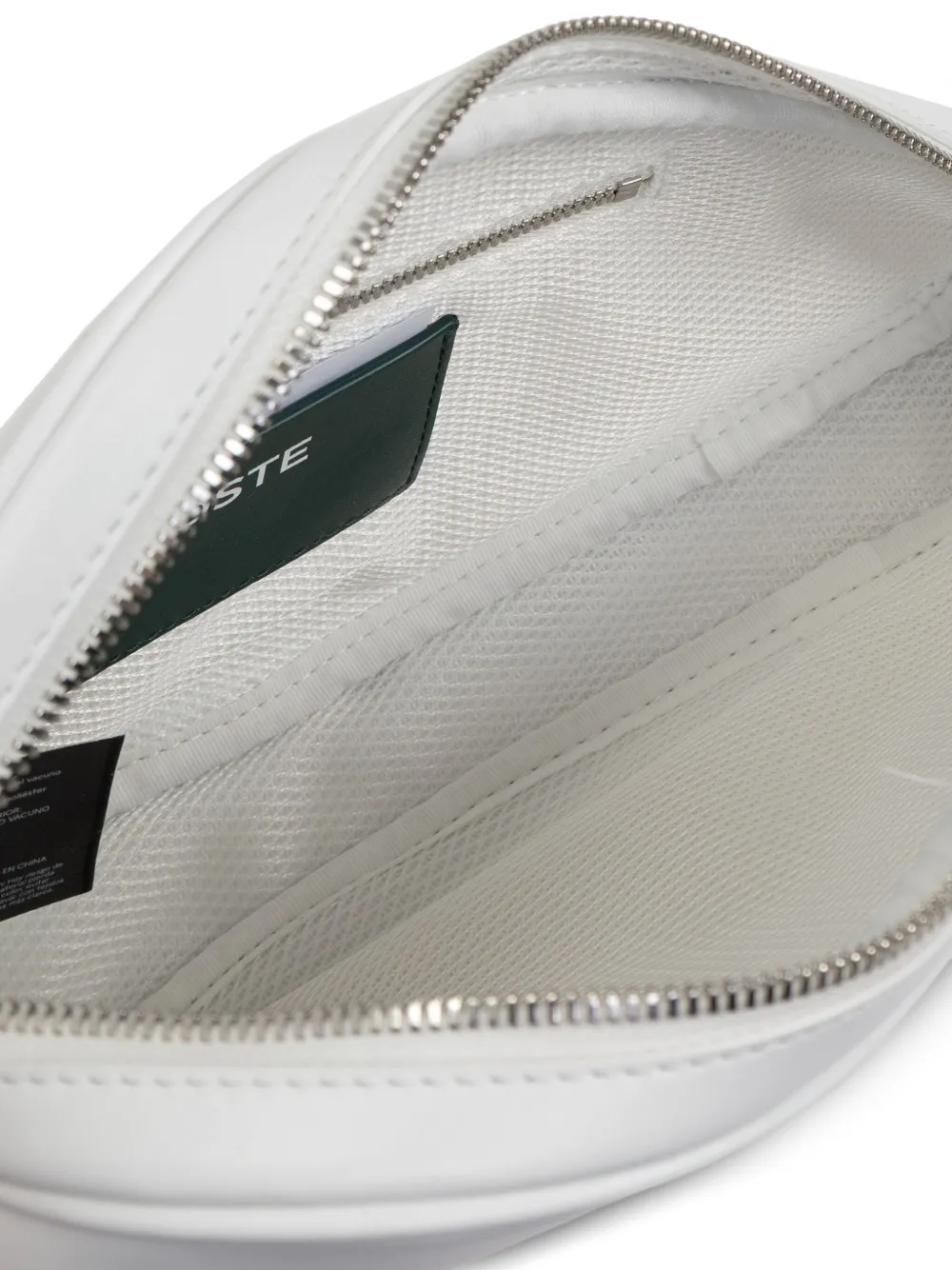 Lacoste leather tote bag Wit