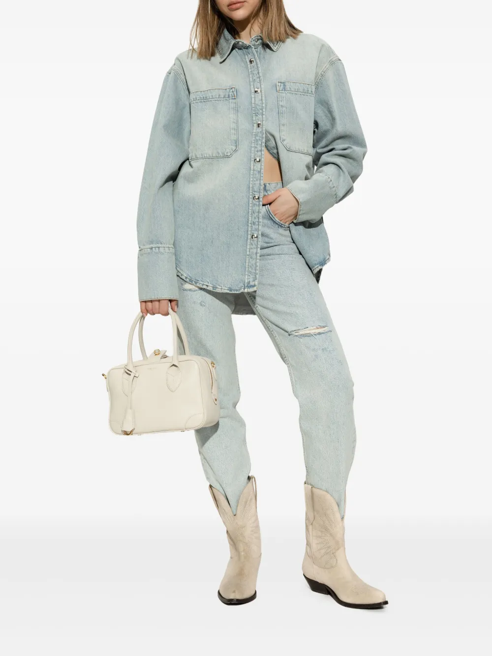 Golden Goose Wish Star boots Neutrals