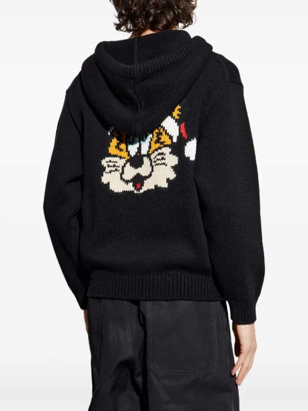 き*む様 KENZO パーカー 黒 虎デザイン Kenzo ロゴ パーカー | ブラック | FARFETCH JP