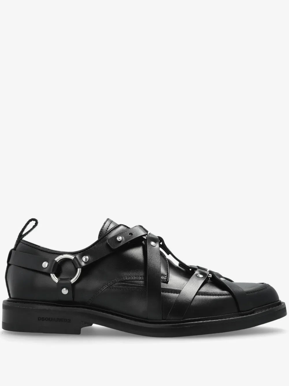 DSQUARED2 حذاء جلد | أسود | Image 1