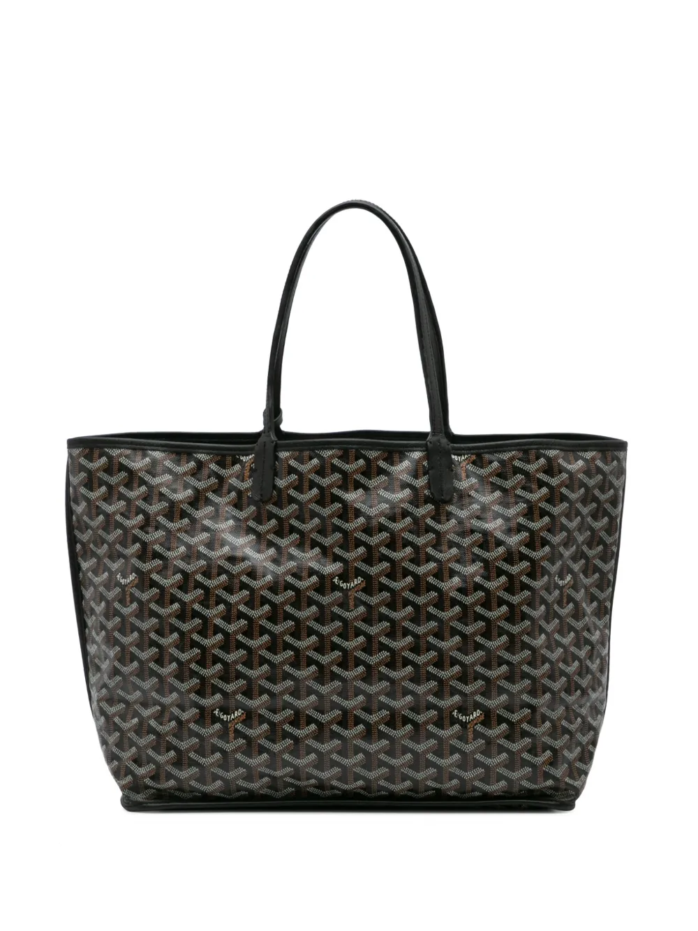 Goyard Pre-Owned 2016 ゴヤールディン リバーシブル アンジュ PM トートバッグ - ブラック Goyard Pre-Owned 2016 ゴヤールディン リバーシブル アンジュ PM トートバッグ - ブラック