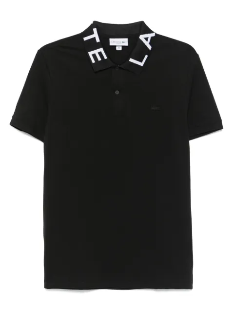 Lacoste Camisa polo com logo jacquard