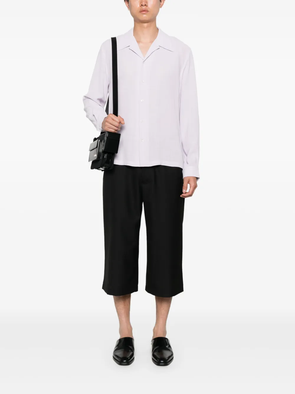 Séfr cropped trousers - Zwart