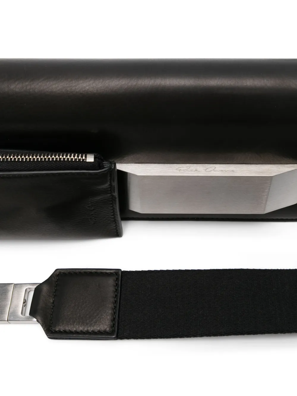 Rick Owens Griffin clutch Zwart