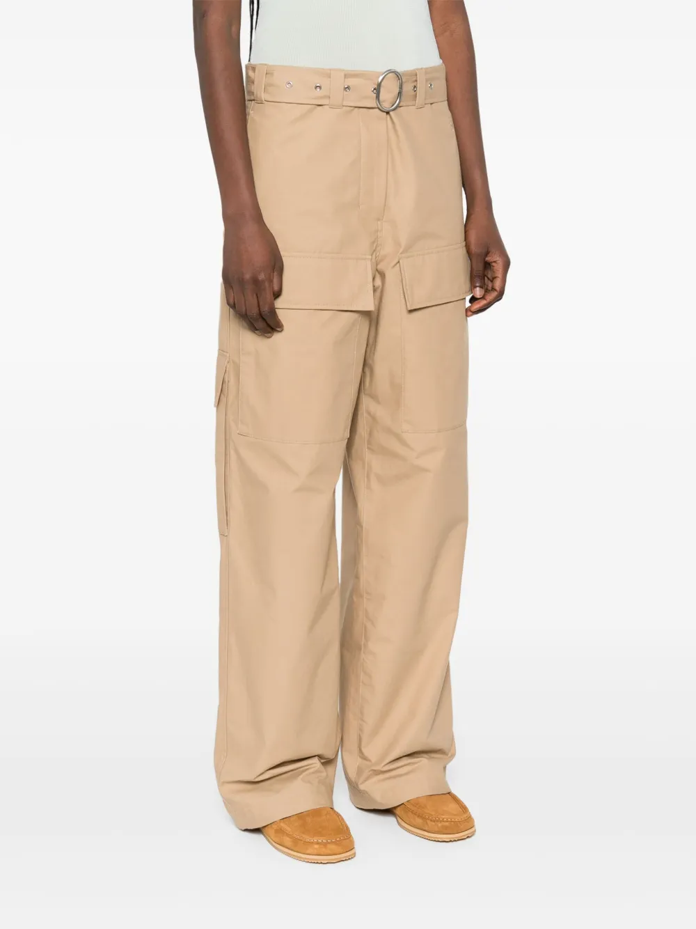 Jil Sander Cargo broek Bruin