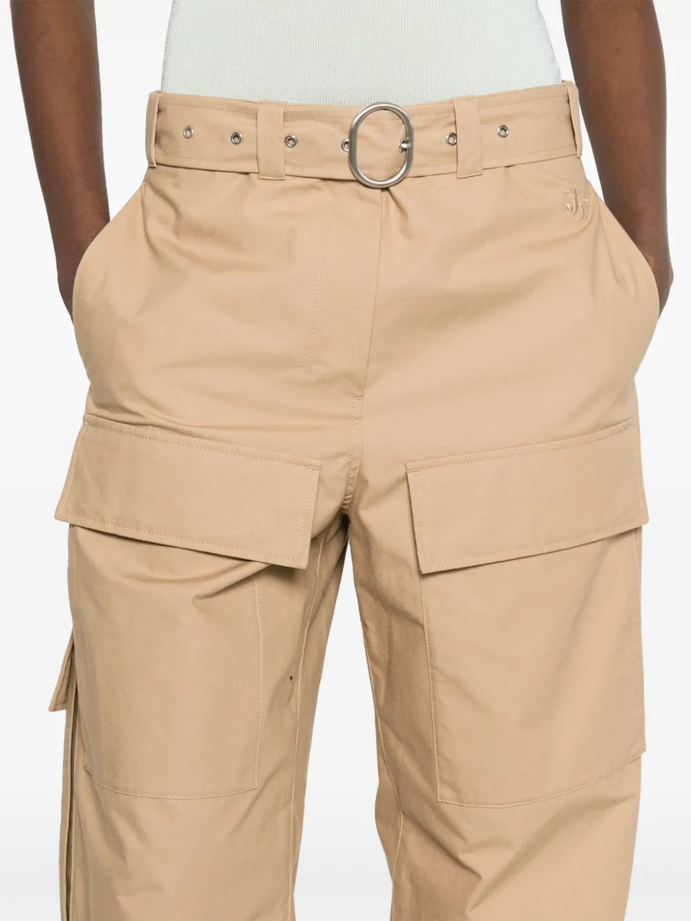 Jil Sander Cargo broek Bruin