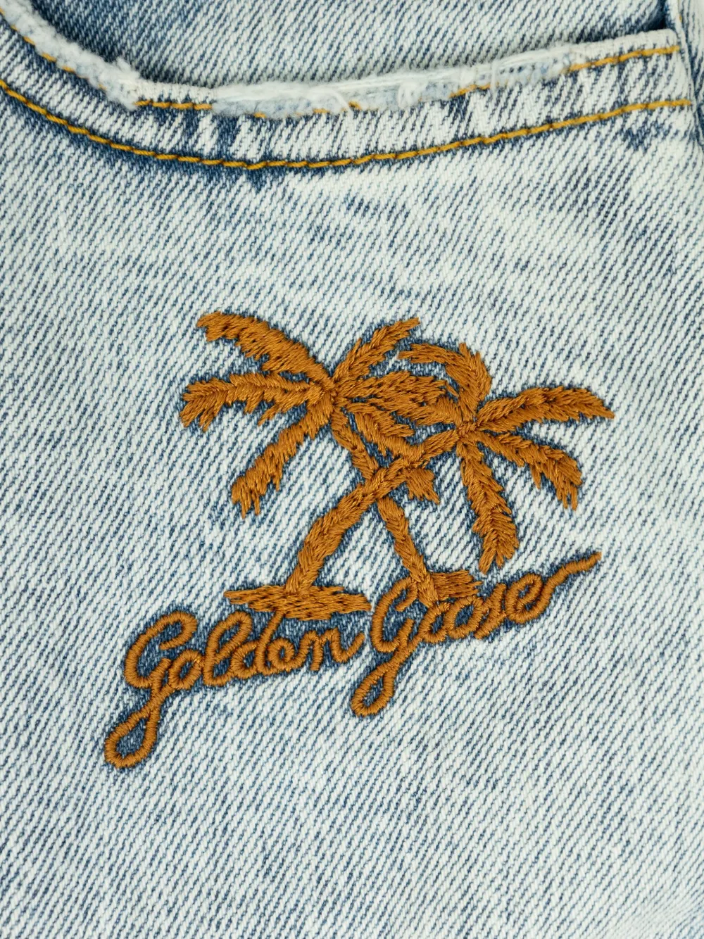 Golden Goose Kids Straight jeans Blauw