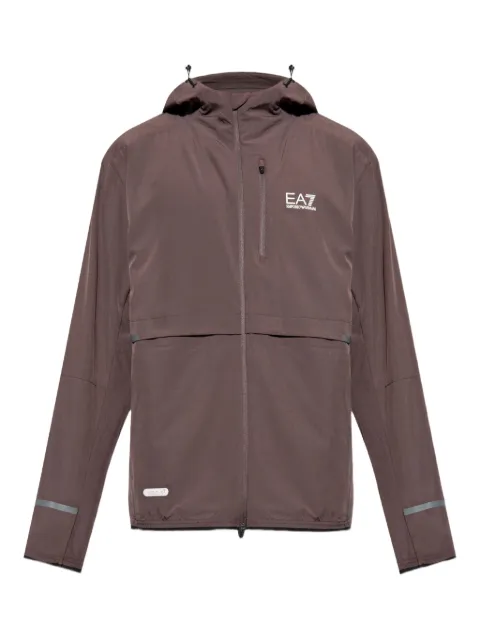 Ea7 Emporio Armani logo-print jacket