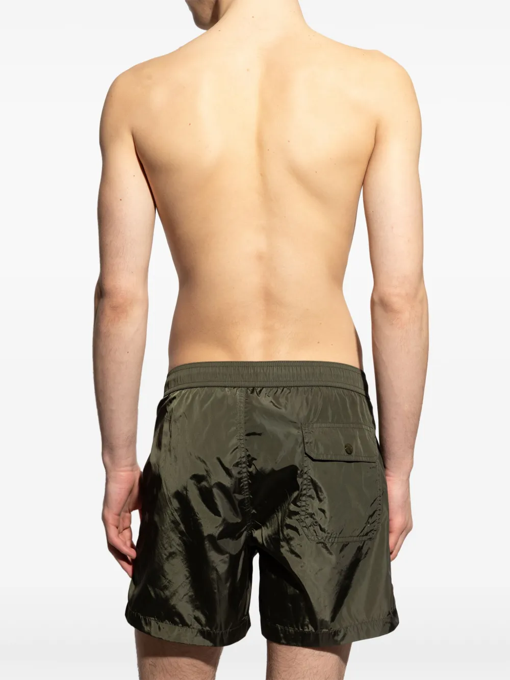 Moncler Zwembroek met logopatch Groen