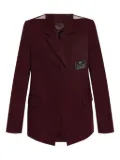 Victoria Beckham single-breasted blazer - Red
