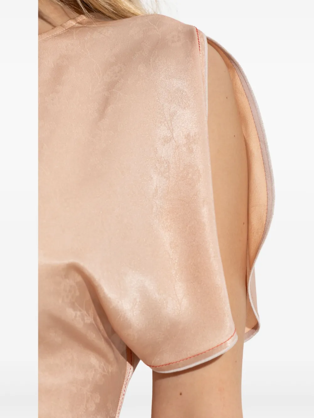 Victoria Beckham Midi-jurk met gedrapeerd detail Roze