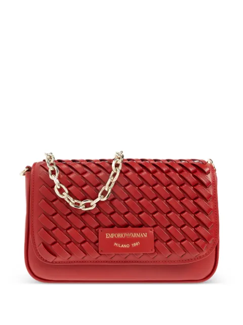 Emporio Armani leather shoulder bag