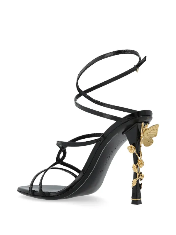 Sophia Webster 120mm Enchantress Sandals | Black | FARFETCH