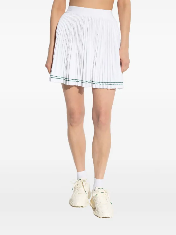Lacoste プリーツ スカート | ホワイト | FARFETCH JP