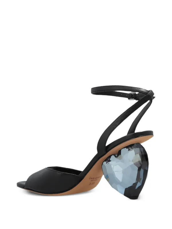 KATE SPADE ハートヒールサンダル Kate Spade ハートヒール サンダル 90mm | ブラック | FARFETCH JP