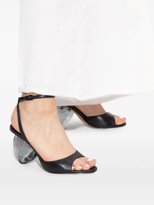 KATE SPADE ハートヒールサンダル Kate Spade ハートヒール サンダル 90mm | ブラック | FARFETCH JP