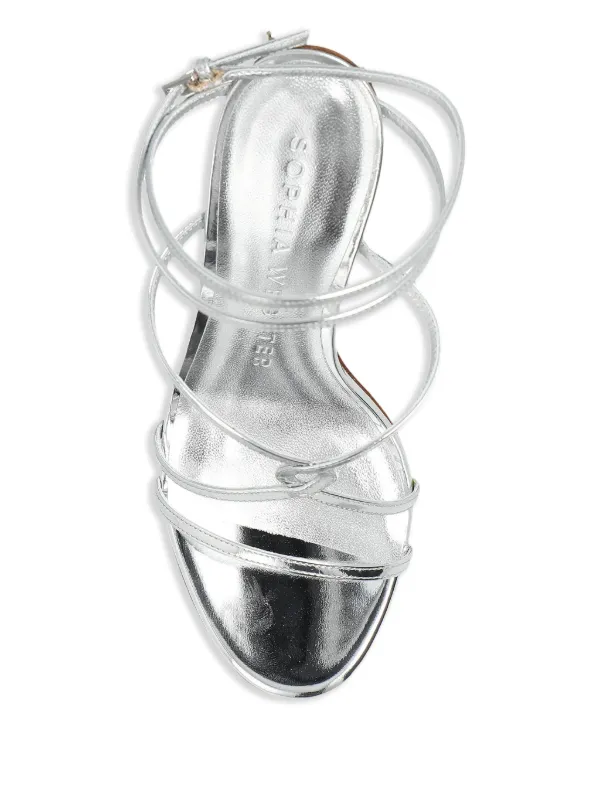 Sophia Webster 120mm Enchantress Sandals | Silver | FARFETCH